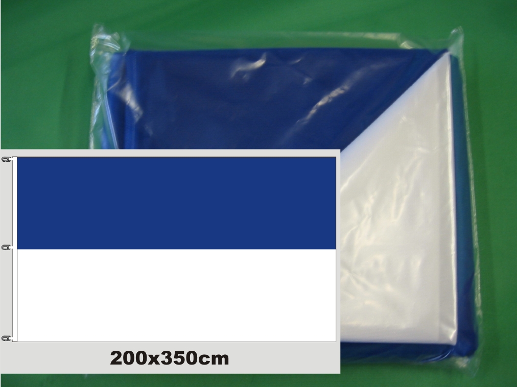 Hissfahne Fahne Flagge Groesse 200/350 blau-weiß