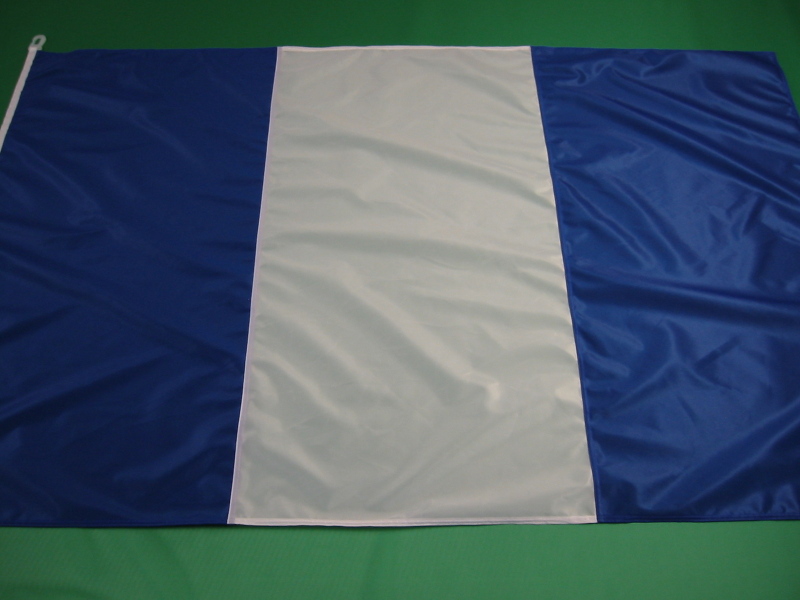 Hissfahne Fahne Flagge Groesse 150/250 blau-weiß-blau senkrecht