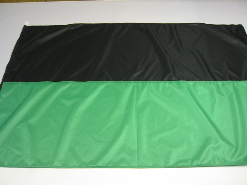 Hissfahne Fahne Flagge Groesse 150/250 schwarz-grün