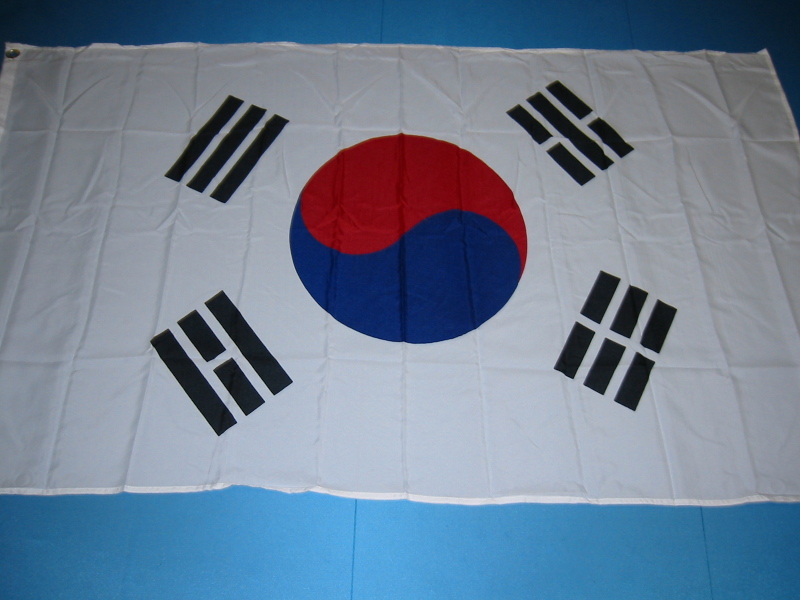 Hissfahne Dekofahne Flagge Groesse 90/150 Süd-Korea 