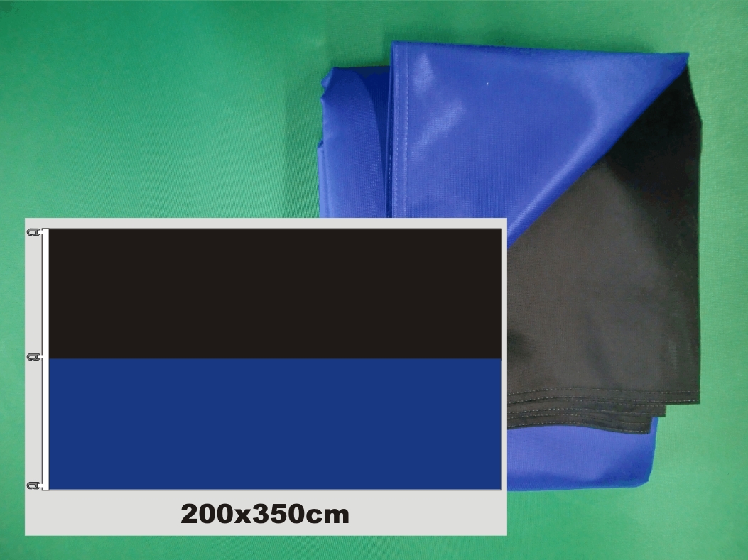 Hissfahne Fahne Flagge Groesse 200/350 schwarz-blau